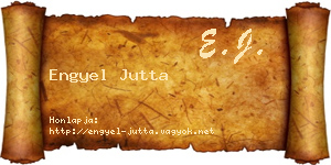 Engyel Jutta névjegykártya